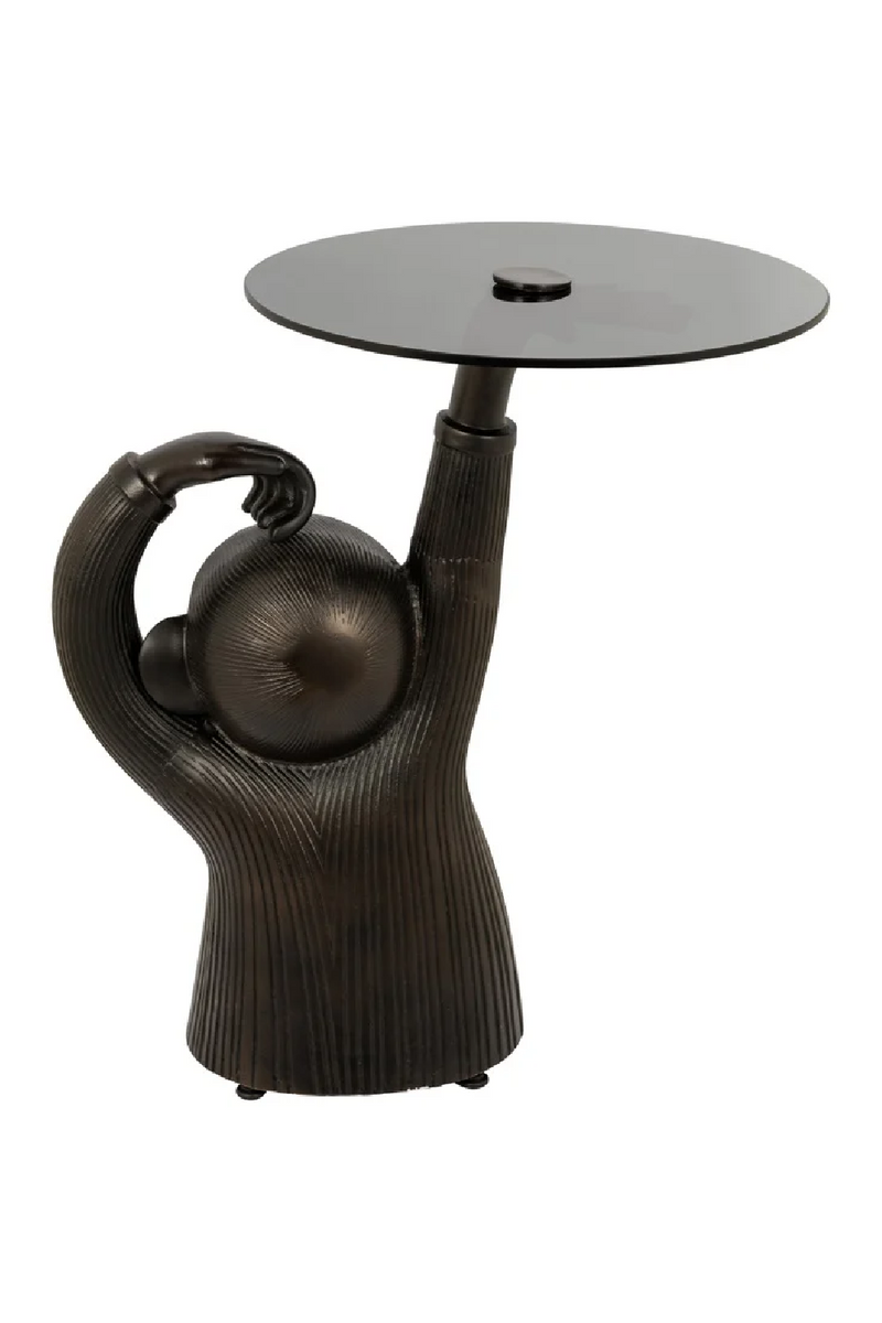 Bronze Sculpture End Table | OROA Ape | Oroatrade.com