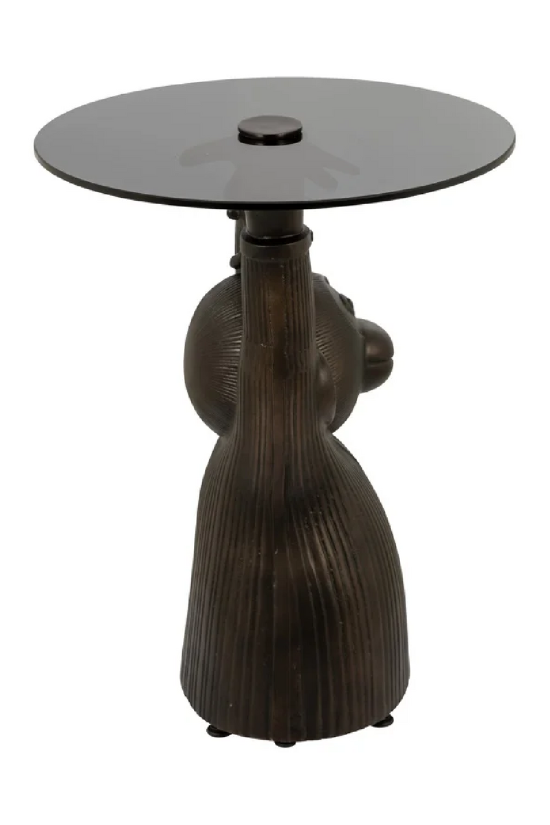 Bronze Sculpture End Table | OROA Ape | Oroatrade.com