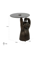 Bronze Sculpture End Table | Richmond Interiors Ape | Oroatrade.com