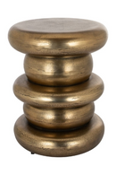 Gold Aluminium End Table | Richmond Interiors Ela | Oroatrade.com