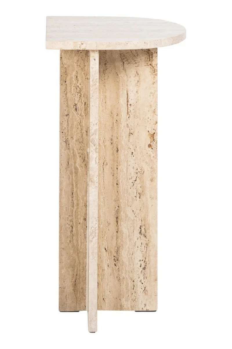 Travertine Modern End Table | OROA Costello | Oroatrade.com