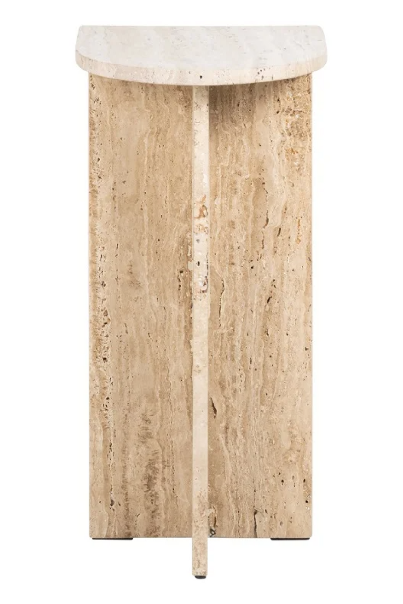 Travertine Modern End Table | OROA Costello | Oroatrade.com