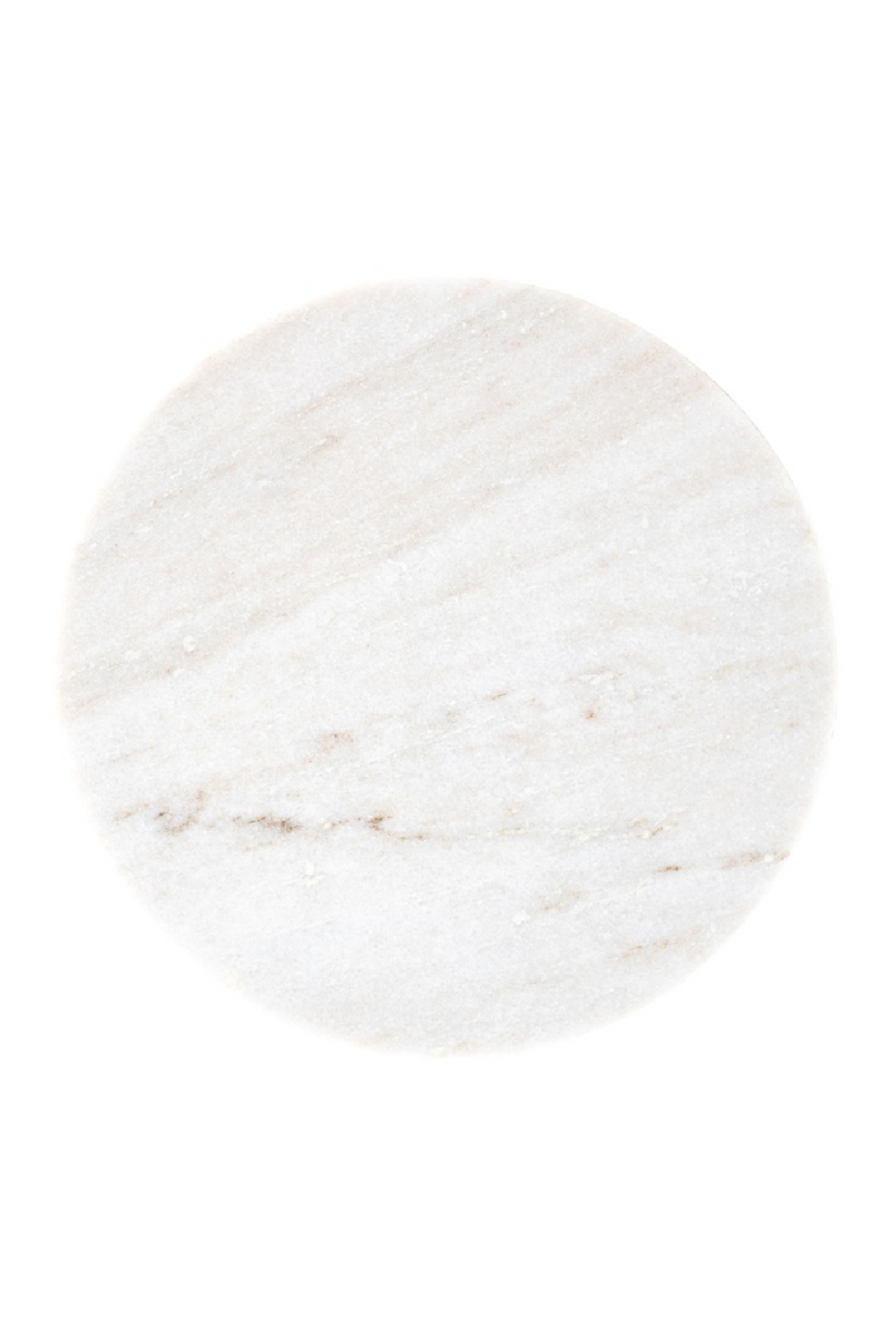 Beige Marble Round End Table | OROA Luciano | Oroatrade.com