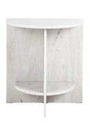 Marble Semi-Circle End Table | Richmond Interiors Lansky | Oroatrade.com