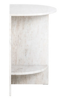 Marble Semi-Circle End Table | Richmond Interiors Lansky | Oroatrade.com