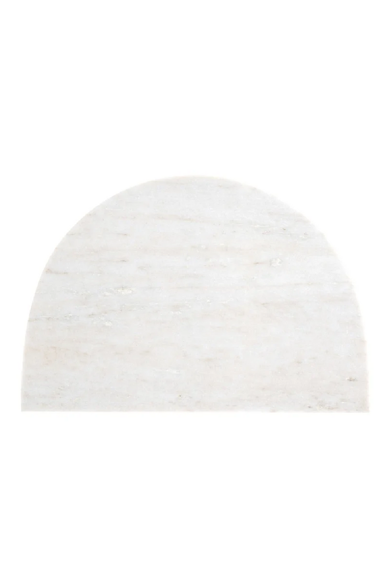 Marble Semi-Circle End Table | OROA Lansky | Oroatrade.com