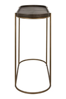 Brown Leather Console Table | Richmond Interiors Zillon | Oroatrade.com