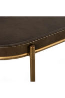 Brown Leather Console Table | Richmond Interiors Zillon | Oroatrade.com