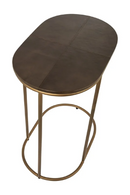 Brown Leather Sofa Table | Richmond Interiors Zillon | Oroatrade.com