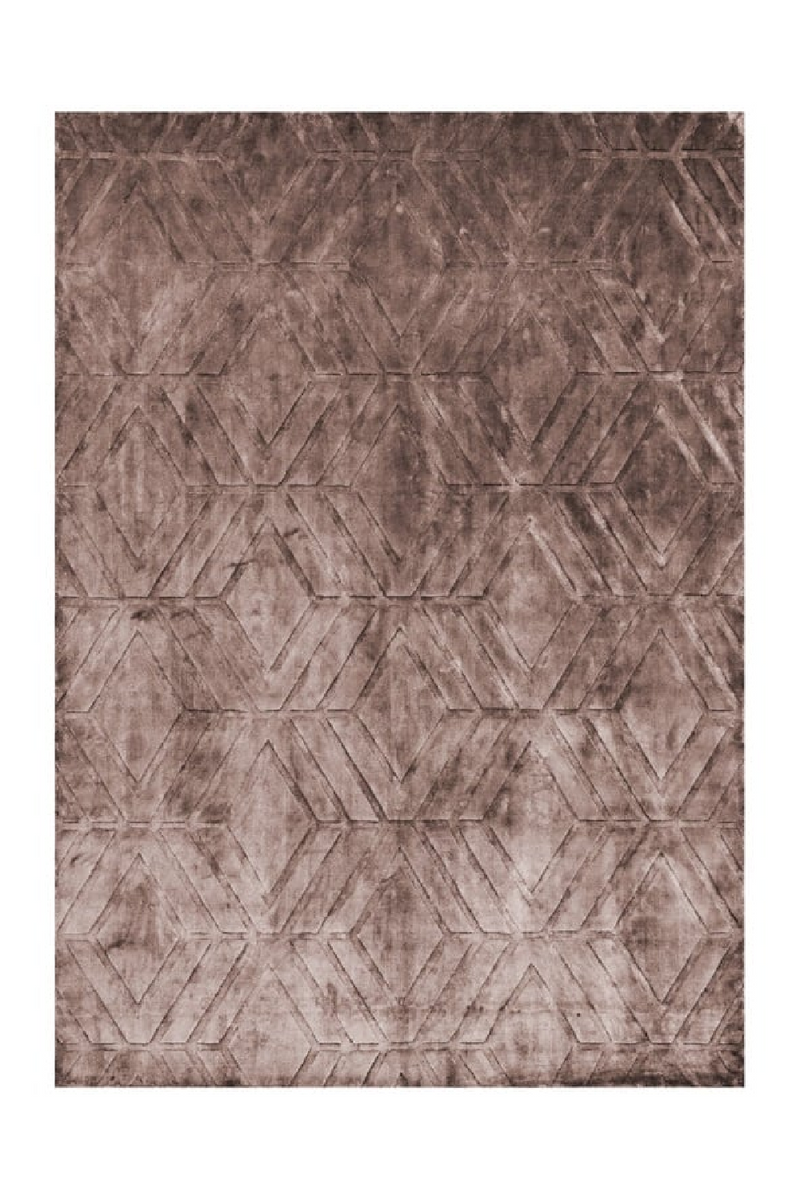 Brown Viscose Carpet 6'5" x 10' | OROA Yoeri | Oroatrade.com