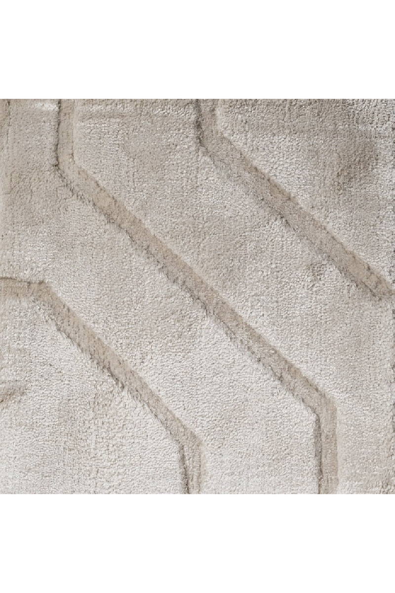 Off-White Viscose Carpet | OROA Flynn | Oroatrade.com