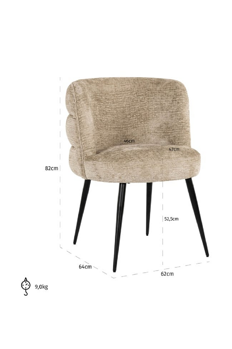 Layered Modern Dining Chair | Richmond Interiors Stella | Oroatrade.com