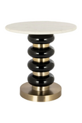 White Marble Side Table | Richmond Interiors Boann | Oroatrade.com
