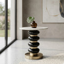 White Marble Side Table | Richmond Interiors Boann