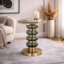 Green Glass End Table | Richmond Interiors Dalina