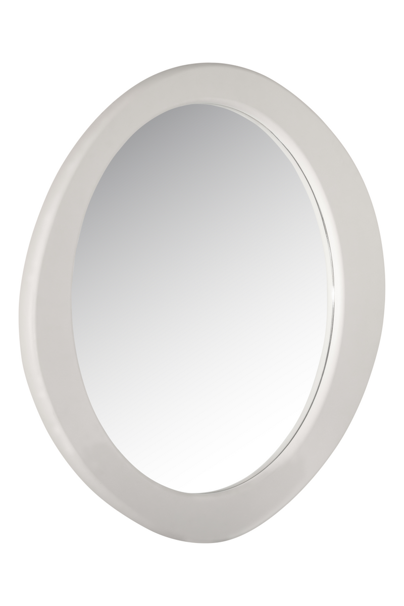 White Asymmetrical Mirror | OROA Bloomstone | Oroatrade.com