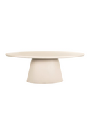 Beige Pedestal Dining Table | Richmond Interiors Clayton | Oroatrade.com