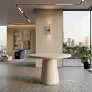 Beige Pedestal Dining Table | Richmond Interiors Clayton