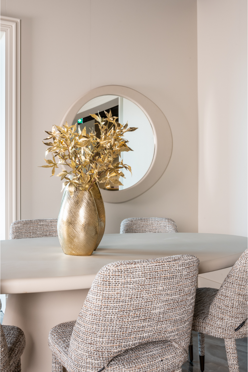 Beige Asymmetrical Mirror | OROA Clayton | Oroatrade.com