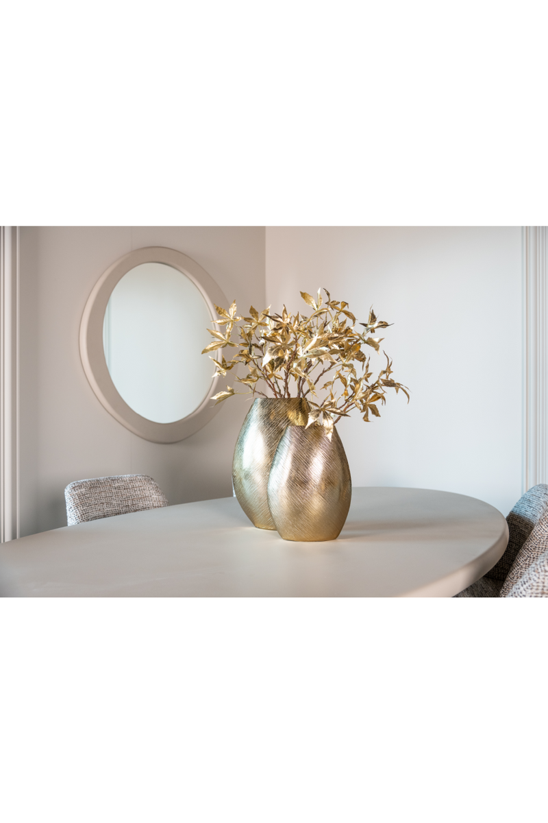 Beige Asymmetrical Mirror | OROA Clayton | Oroatrade.com