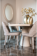 Beige Asymmetrical Mirror | Richmond Interiors Clayton | Oroatrade.com