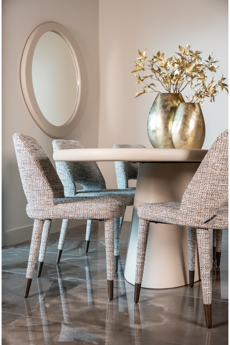 Beige Asymmetrical Mirror | OROA Clayton | Oroatrade.com