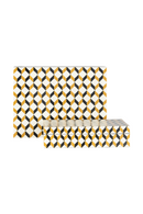 Zig-Zag Patterned Storage Boxes (2) | Richmond Interiors Frences | Oroatrade.com