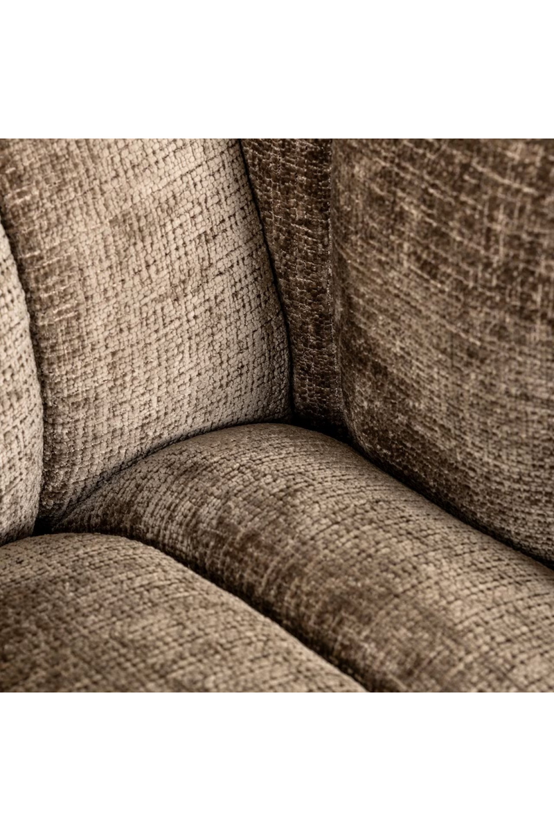 Taupe Chenille Lounge Chair | OROA Beaudy | Oroatrade.com