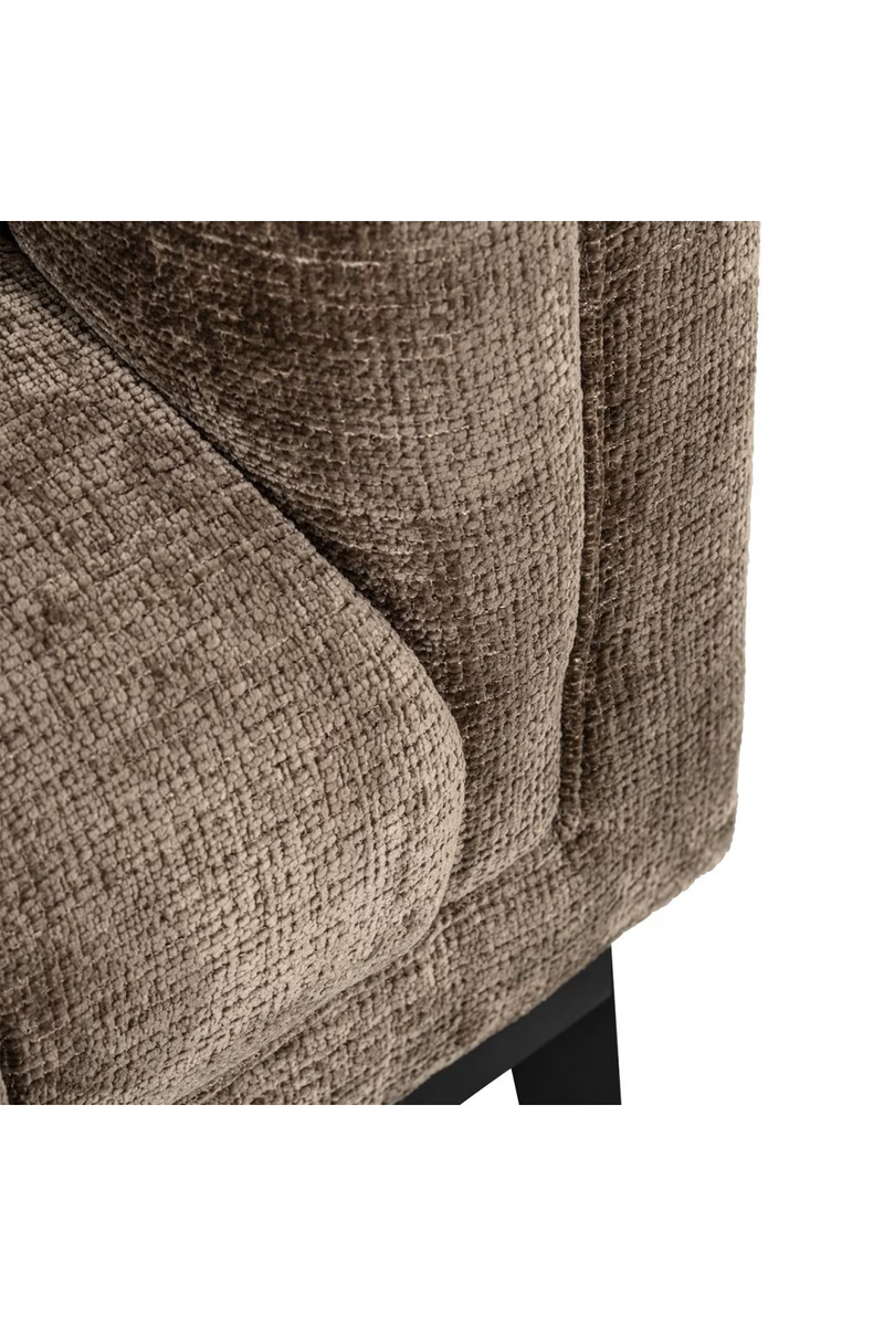 Taupe Chenille Lounge Chair | OROA Beaudy | Oroatrade.com