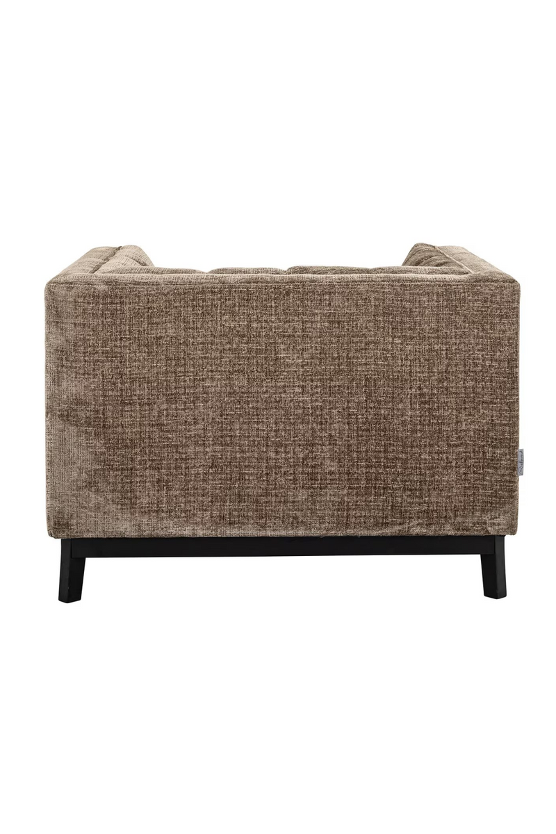 Taupe Chenille Lounge Chair | OROA Beaudy | Oroatrade.com