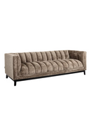 Taupe Chenille Channeled Sofa | Richmond Interiors Beaudy | Oroatrade.com
