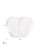 Heart Shaped Glass Candle Holder | Richmond Interiors Sana | Oroatrade.com