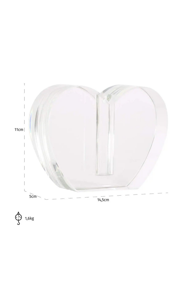 Heart Shaped Glass Candle Holder | OROA Sana | Oroatrade.com