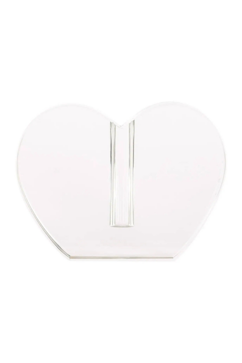 Heart Shaped Glass Candle Holder | OROA Sana | Oroatrade.com