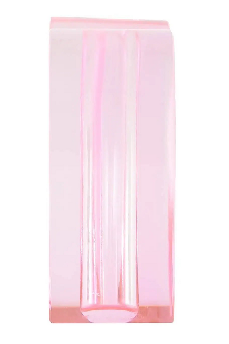 Pink Glass Candle Holder | OROA Sanae | Oroatrade.com