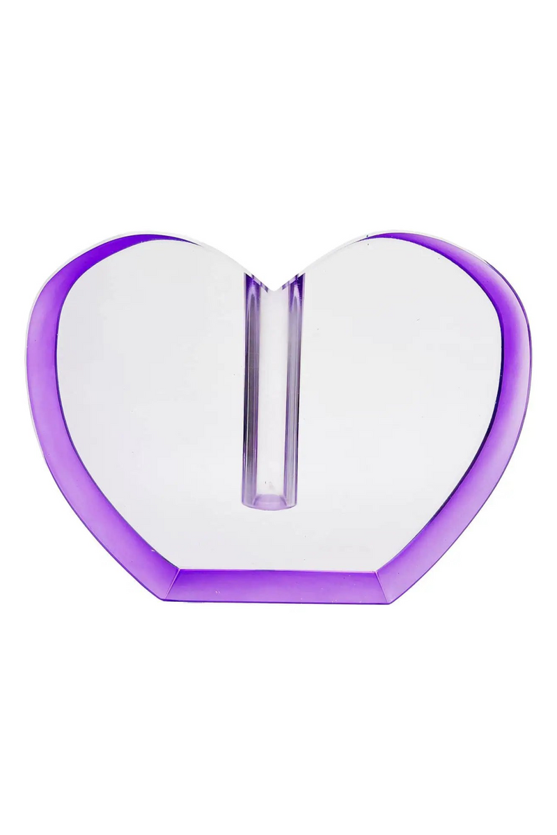 Purple Glass Candle Holder | OROA Tanna | Oroatrade.com