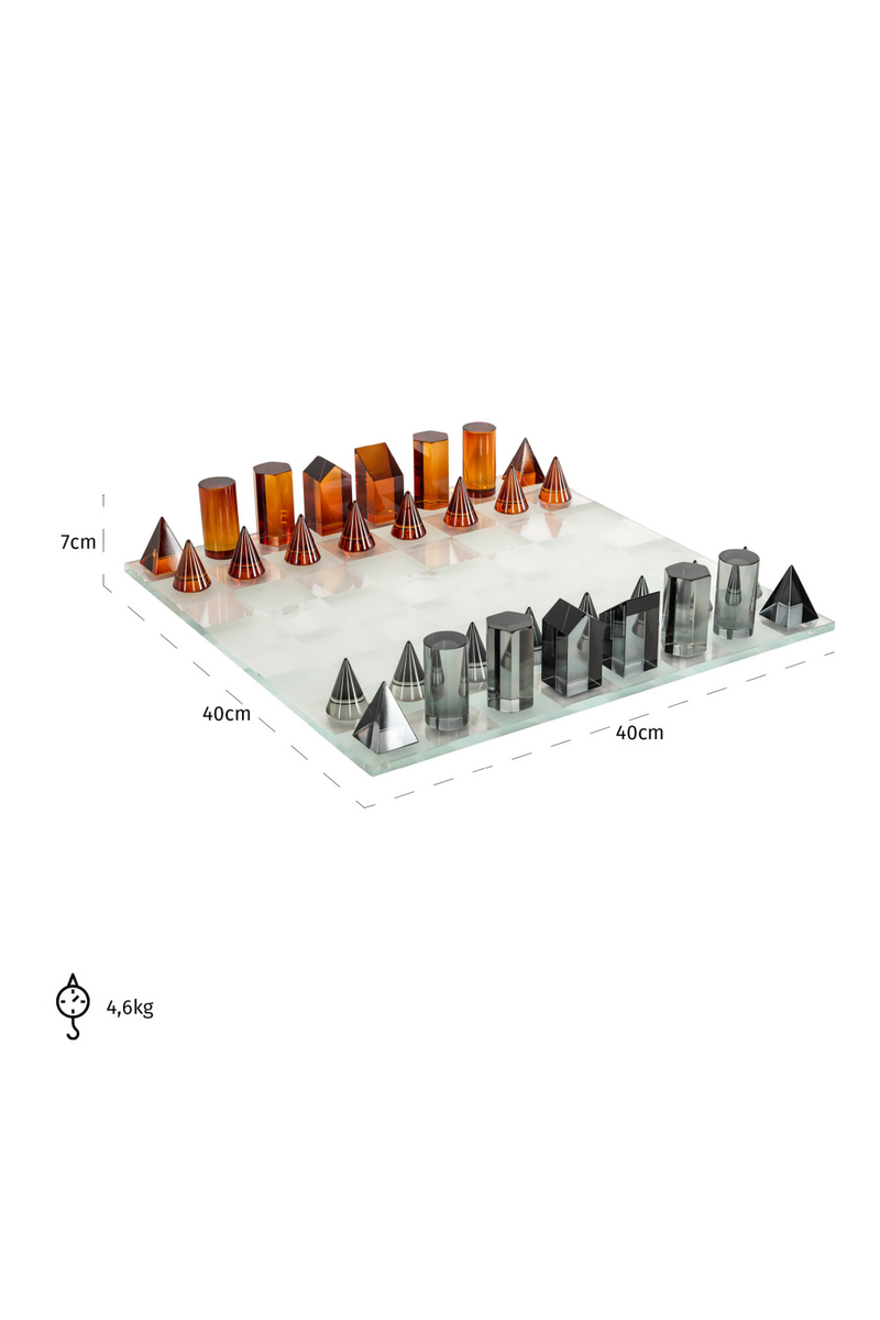 Decorative Glass Chessboard | OROA Zyenna | Oroatrade.com