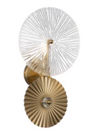 Round Fluted Wall Lamp | Richmond Interiors Otis | Oroatrade.com