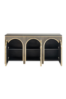 Gold Cladded 3-Door Sideboard | Richmond Interiors Les Arcs | Oroatrade.com