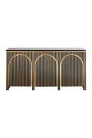 Gold Cladded 3-Door Sideboard | Richmond Interiors Les Arcs | Oroatrade.com