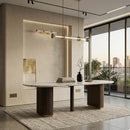 Ribbed Wood Base Dining Table | Richmond Interiors Mayfield