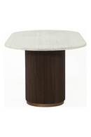 Ribbed Wood Base Dining Table | Richmond Interiors Mayfield | Oroatrade.com