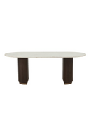 Ribbed Wood Base Dining Table | Richmond Interiors Mayfield | Oroatrade.com