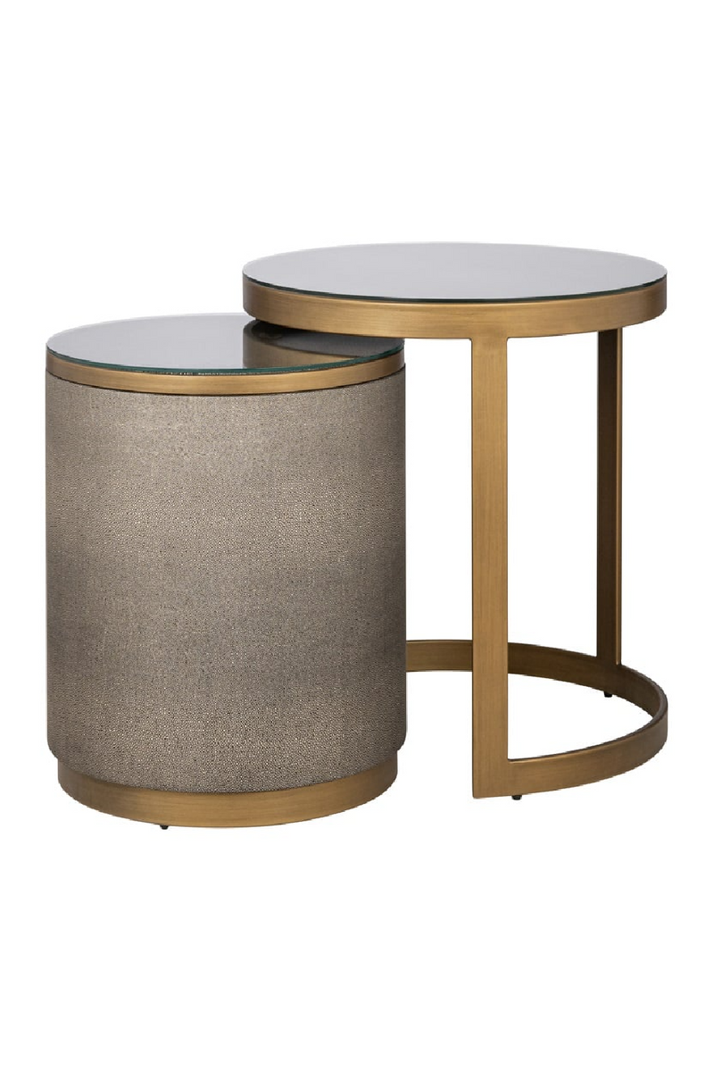 Glass Nesting End Tables (2) | OROA Bloomville | Oroatrade.com