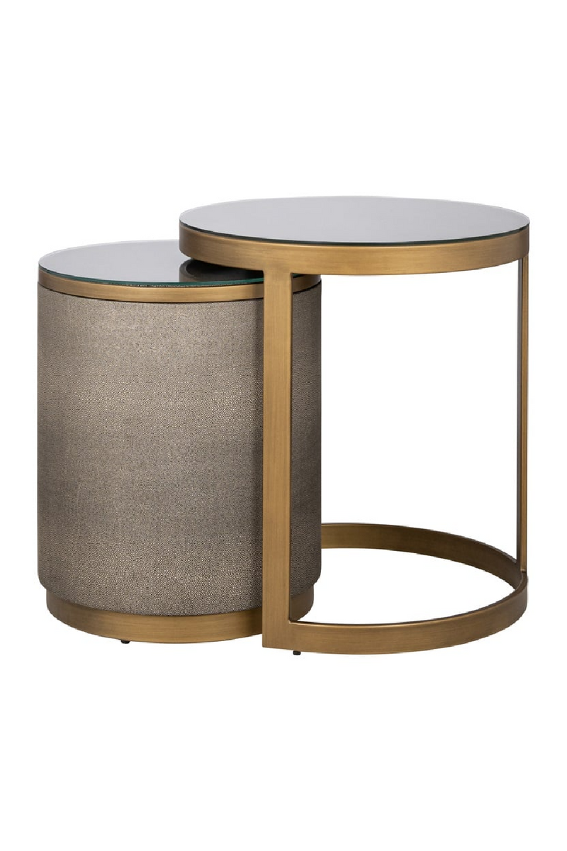 Glass Nesting End Tables (2) | OROA Bloomville | Oroatrade.com