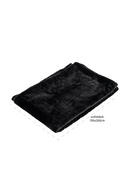 Black Furry Blanket | Richmond Interiors Katie | Oroatrade.com