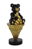 Bear On Cone Decorative Object | Richmond Interiors Harly | Oroatrade.com