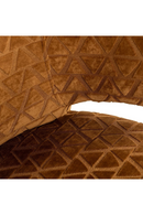 Gold Triangle Pattern Dining Chair | Richmond Interiors Indigo | Oroatrade.com