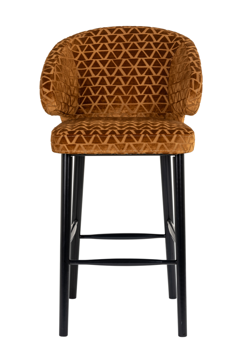 Gold Triangle Bar Stool | OROA Indigo | Oroatrade.com