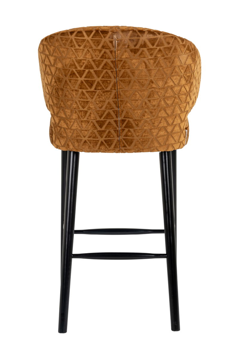 Gold Triangle Bar Stool | OROA Indigo | Oroatrade.com